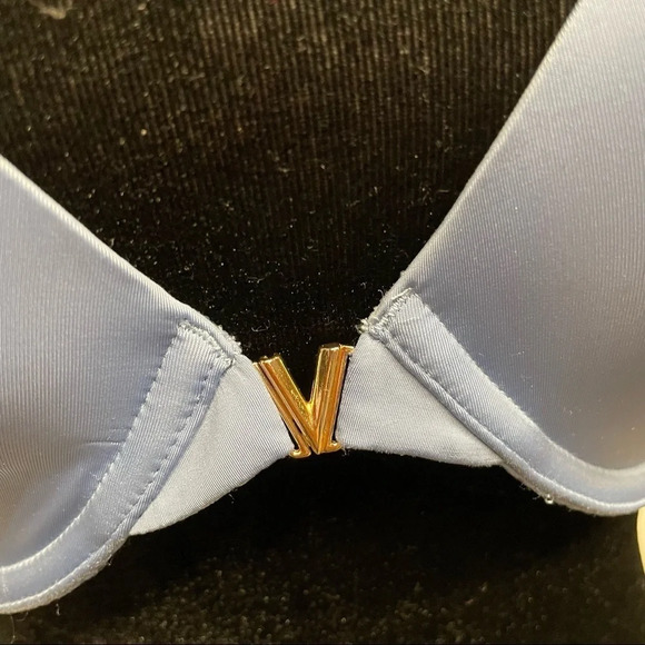 Victoria’s Secret Collection Bra Racer Back Lined Demi Bra 34DDD Front Clasp - Picture 7 of 10